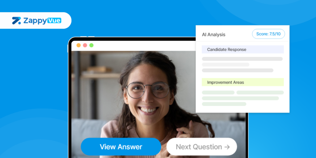 A student's video interview analysis
