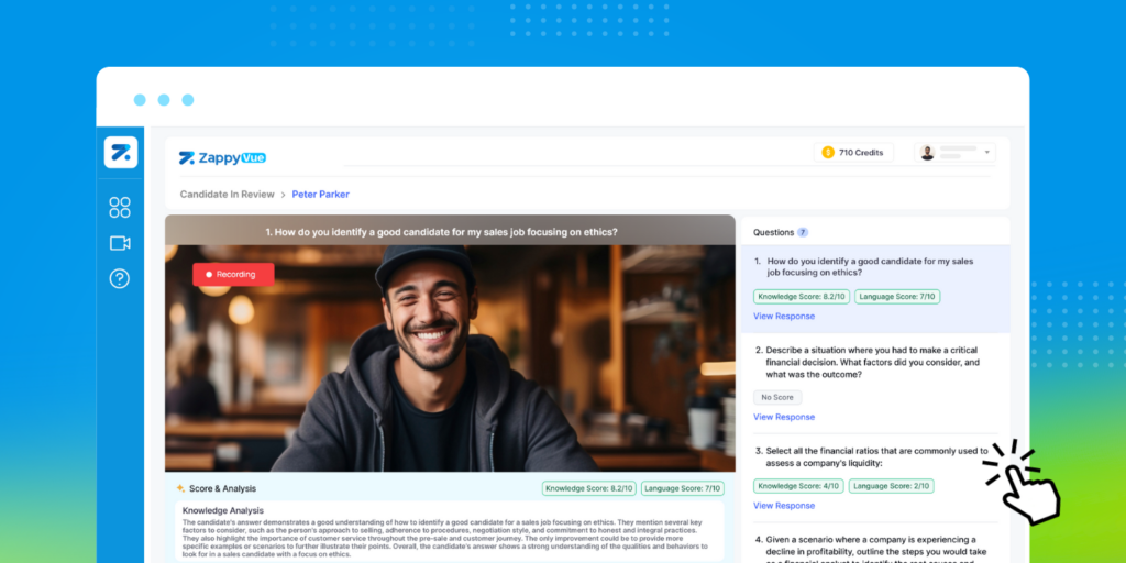 A mockup of ZappyVue's extensive dashboard.